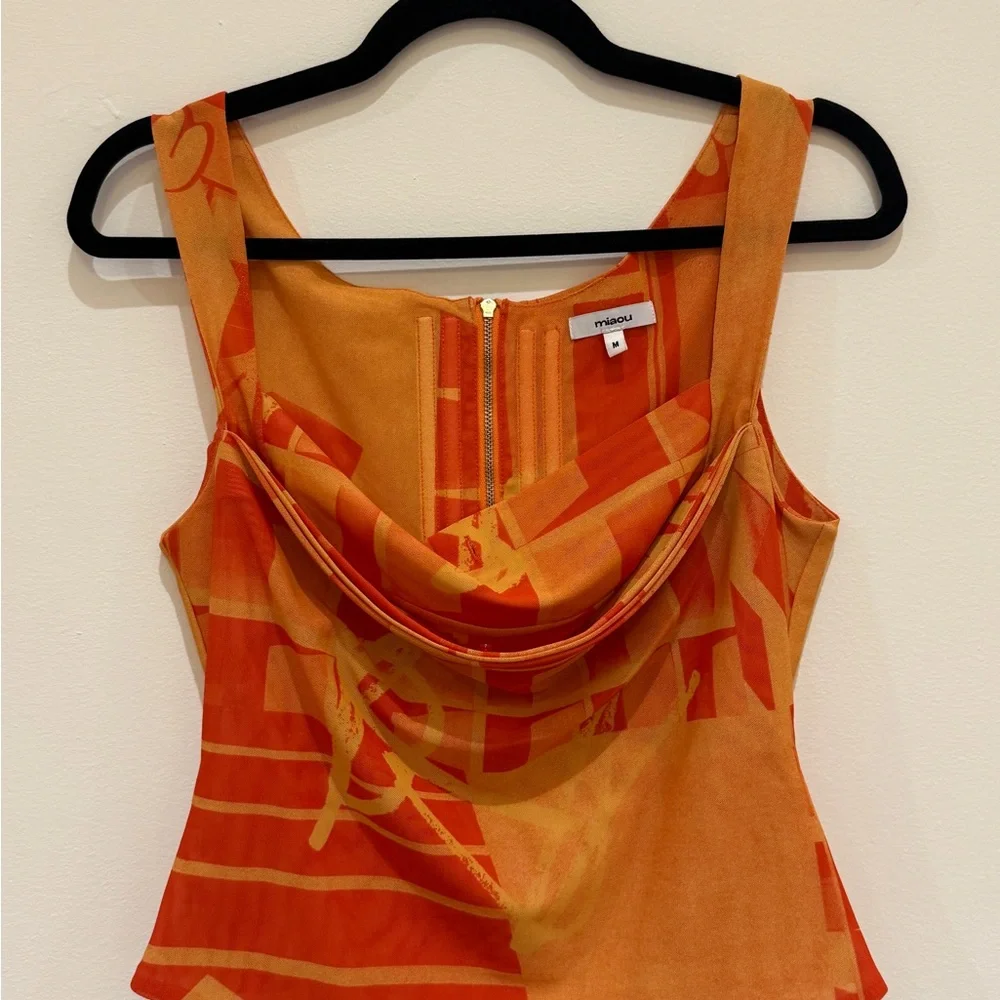 Miaou Imogene Corset (stone orange) - Picture 4 of 7